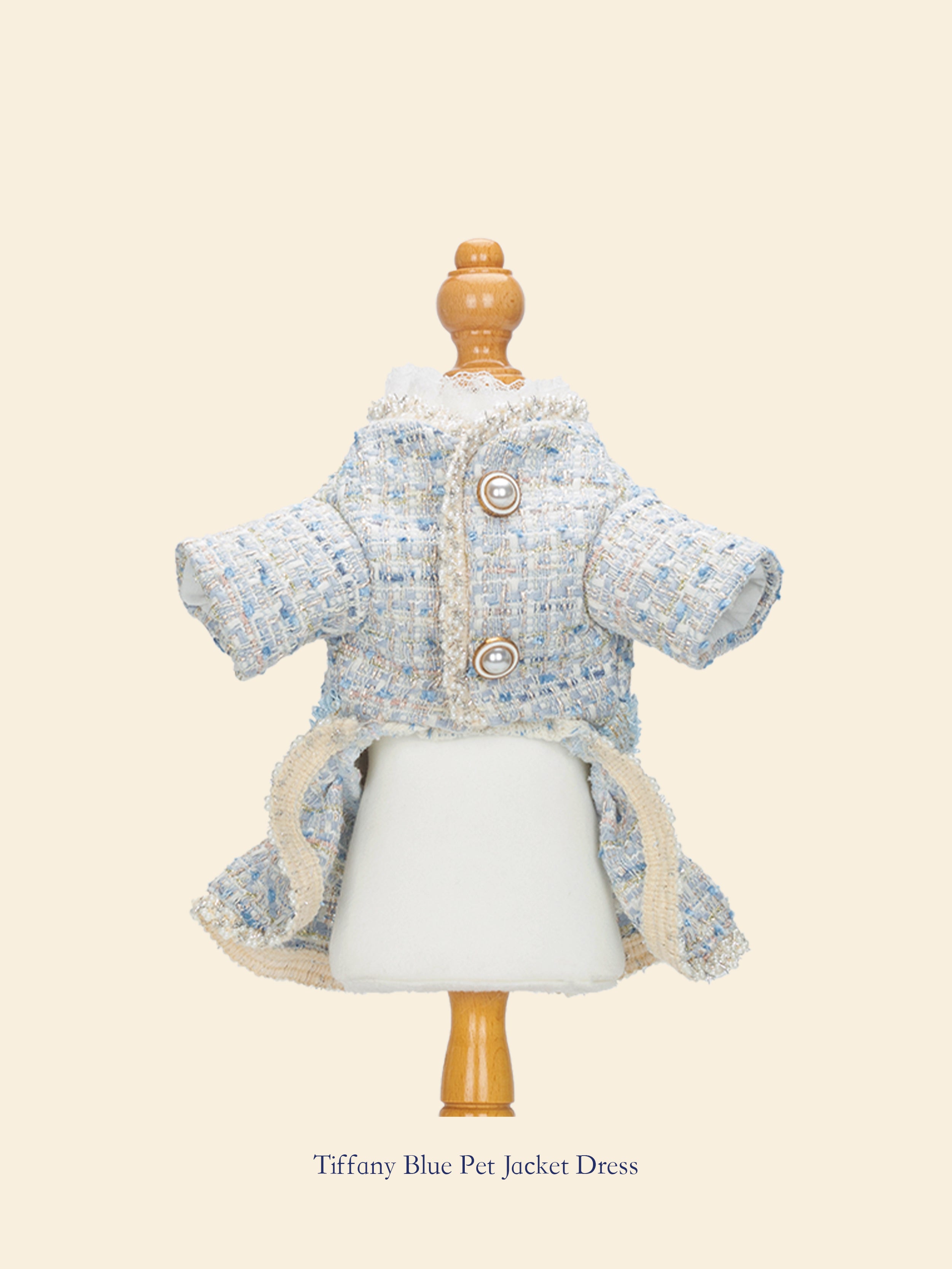 Tiffany Blue Chanel-Inspired Pet Outfit