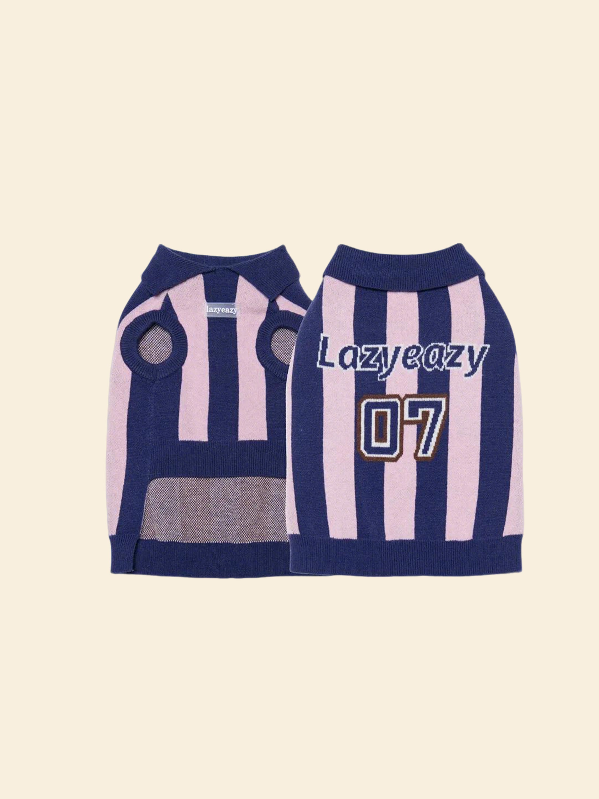 Striped Sports Knit Pet Sweater