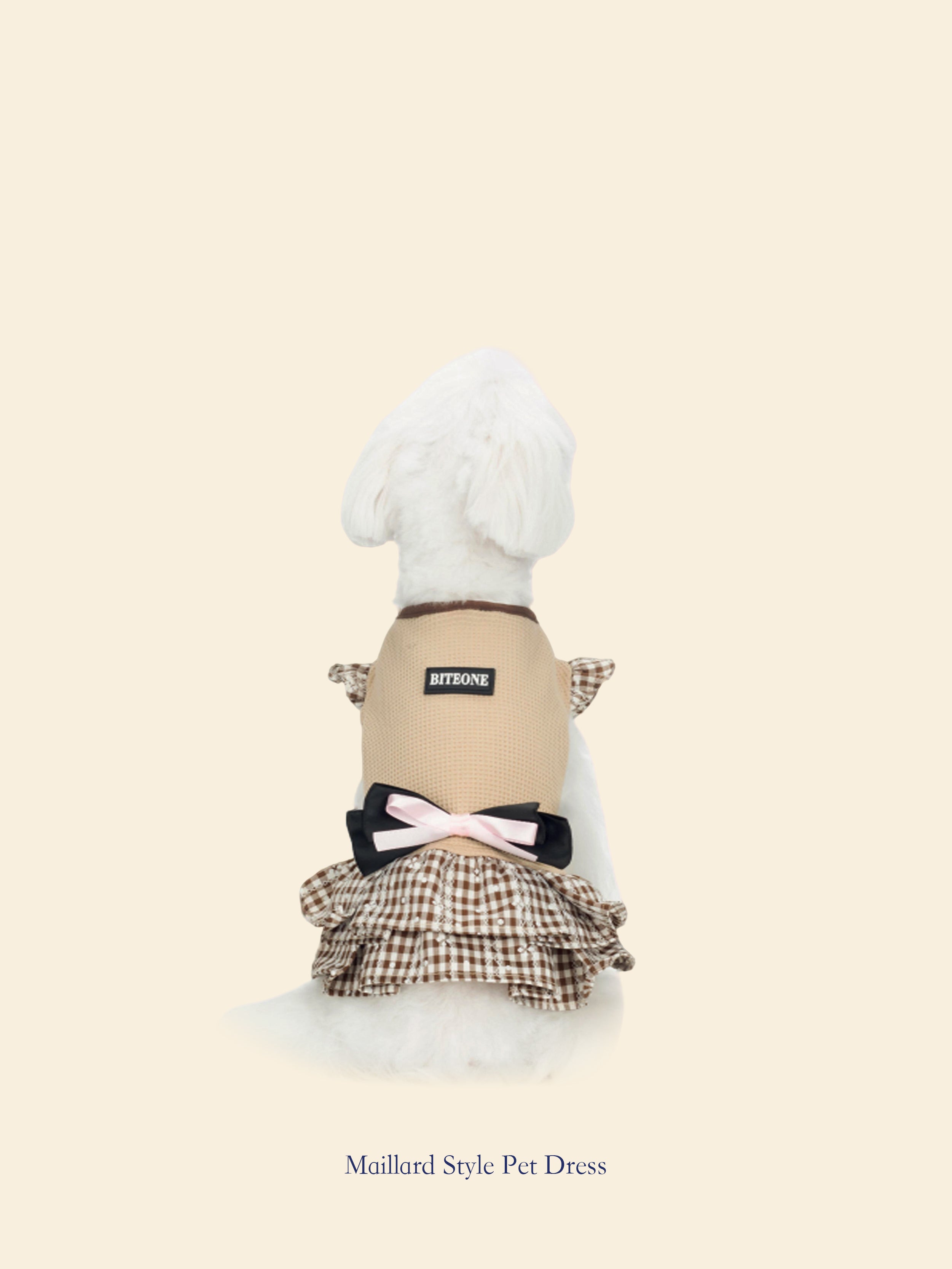 Malt-Tone Maillard-Style Pet Dress