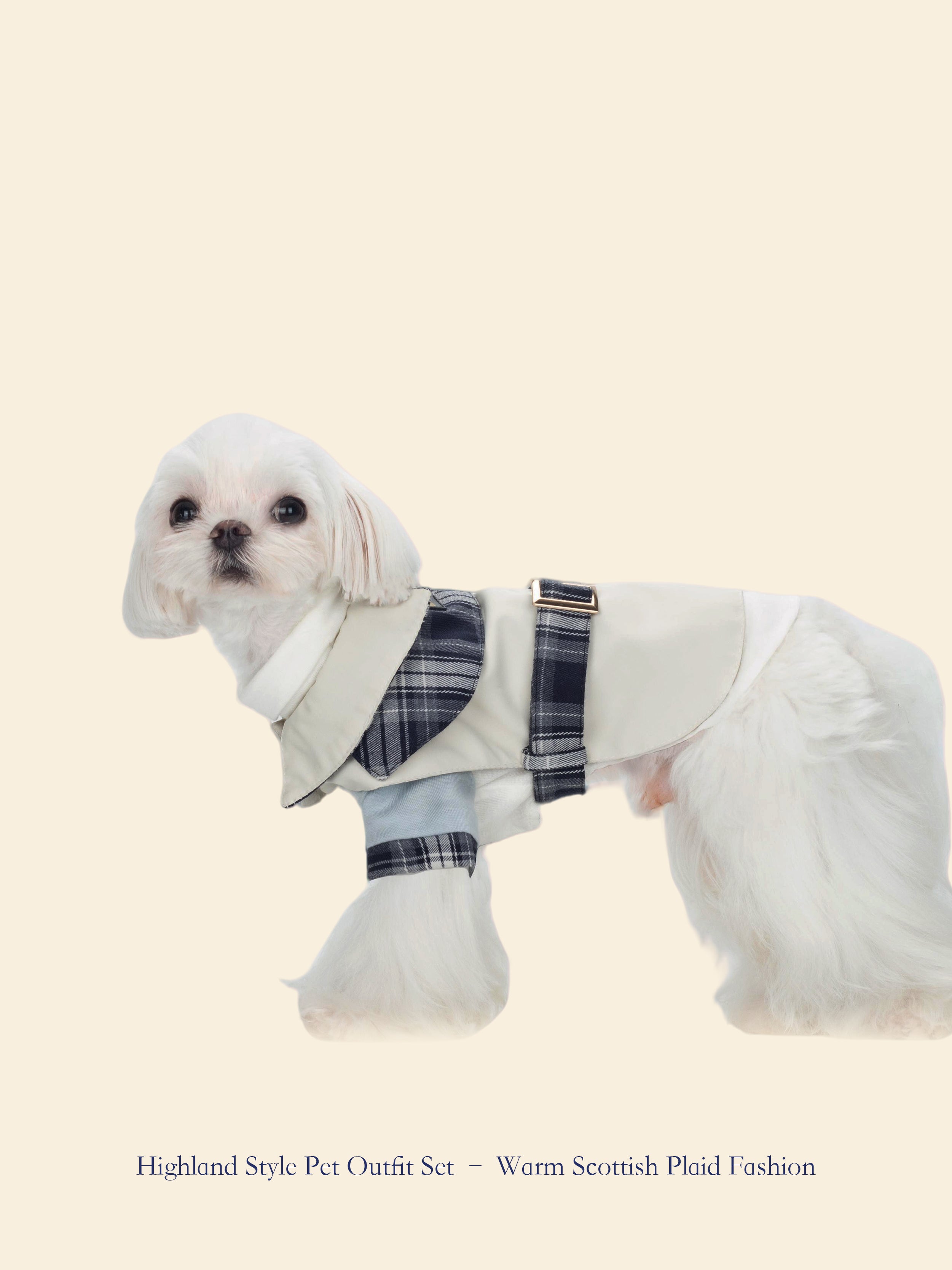 Scottish Stroll Pet Outfit Set