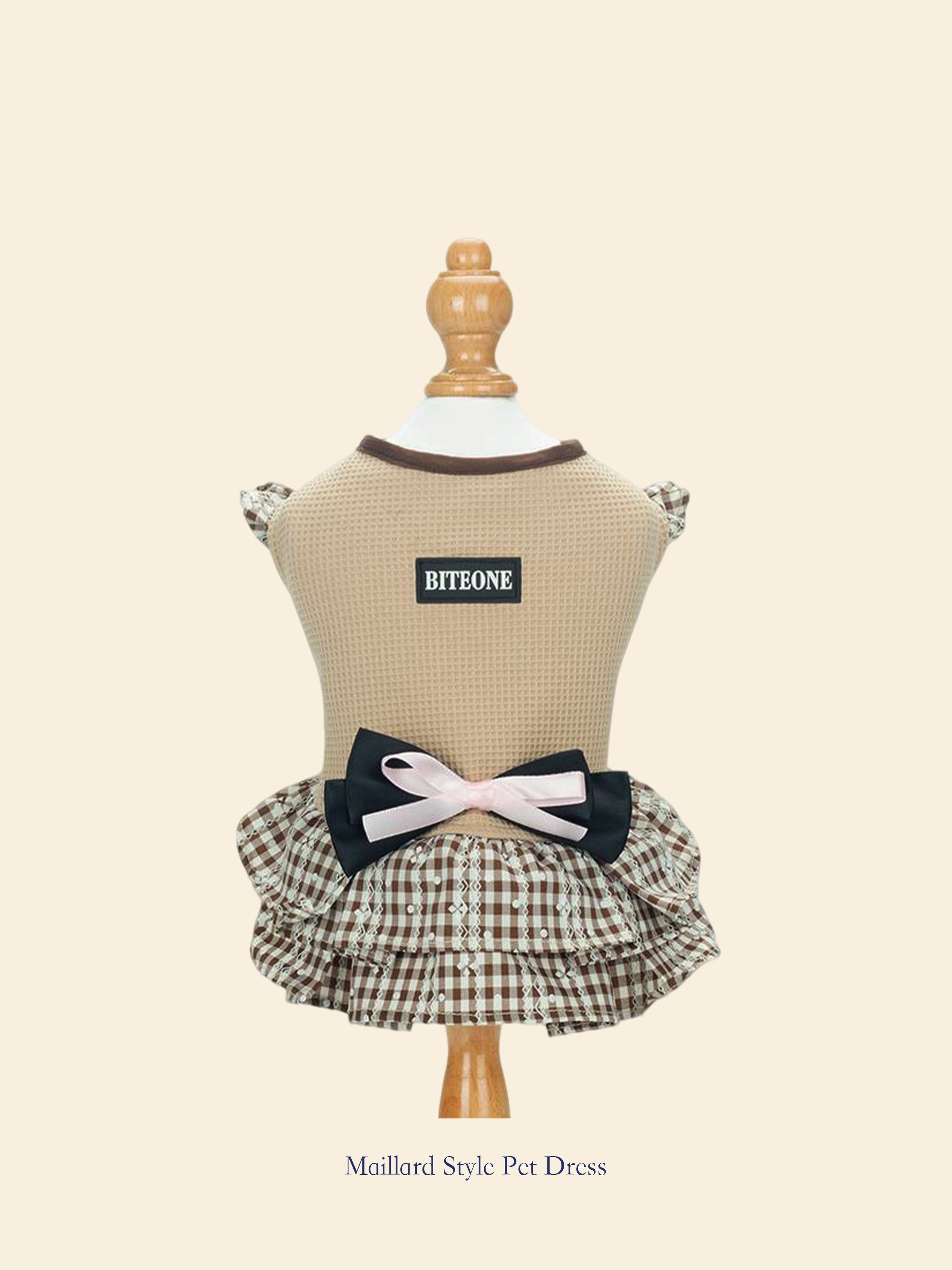 Malt-Tone Maillard-Style Pet Dress