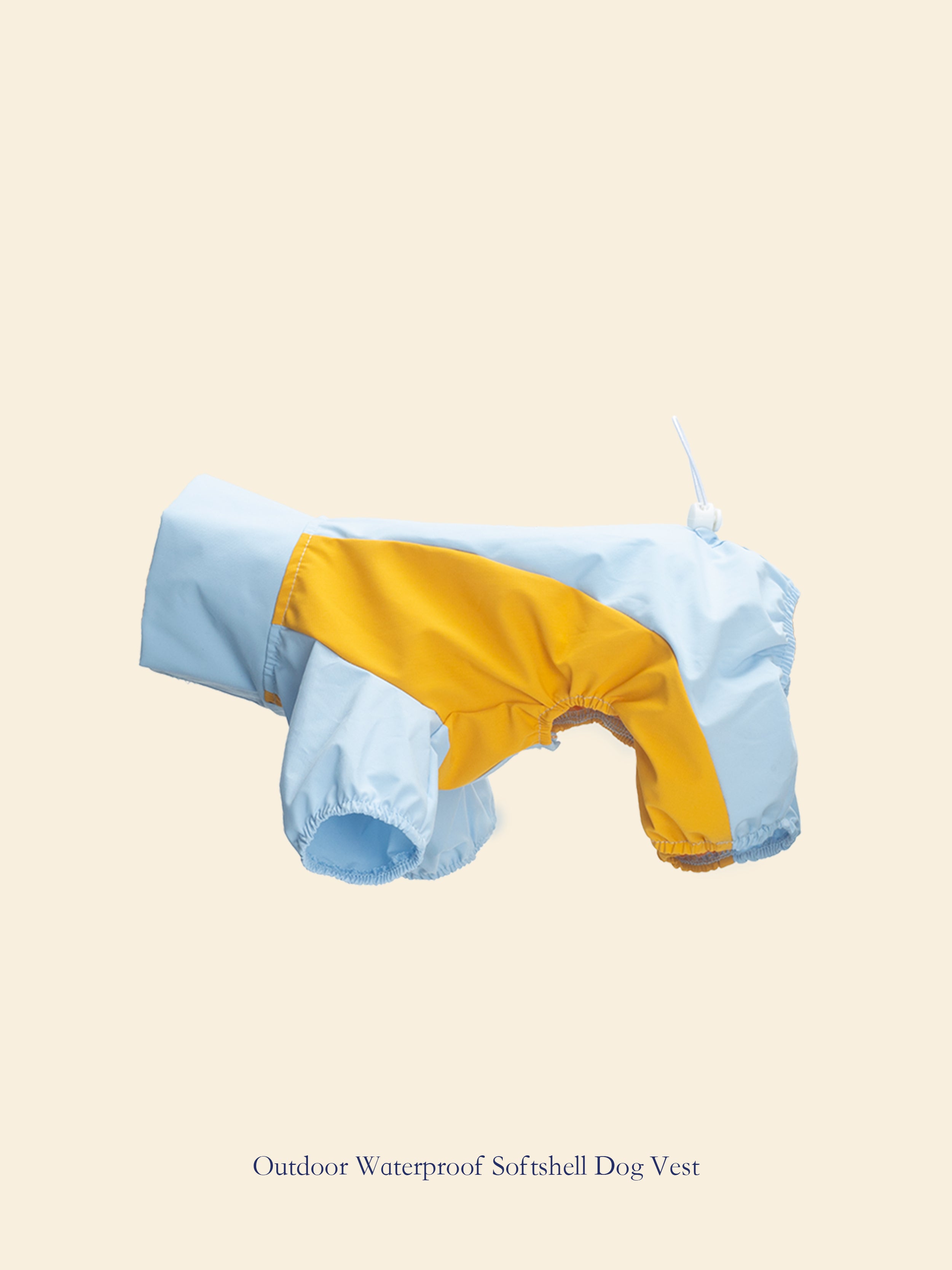 Outdoor Waterproof Sleeveless Four-Leg Dog Softshell Jacket