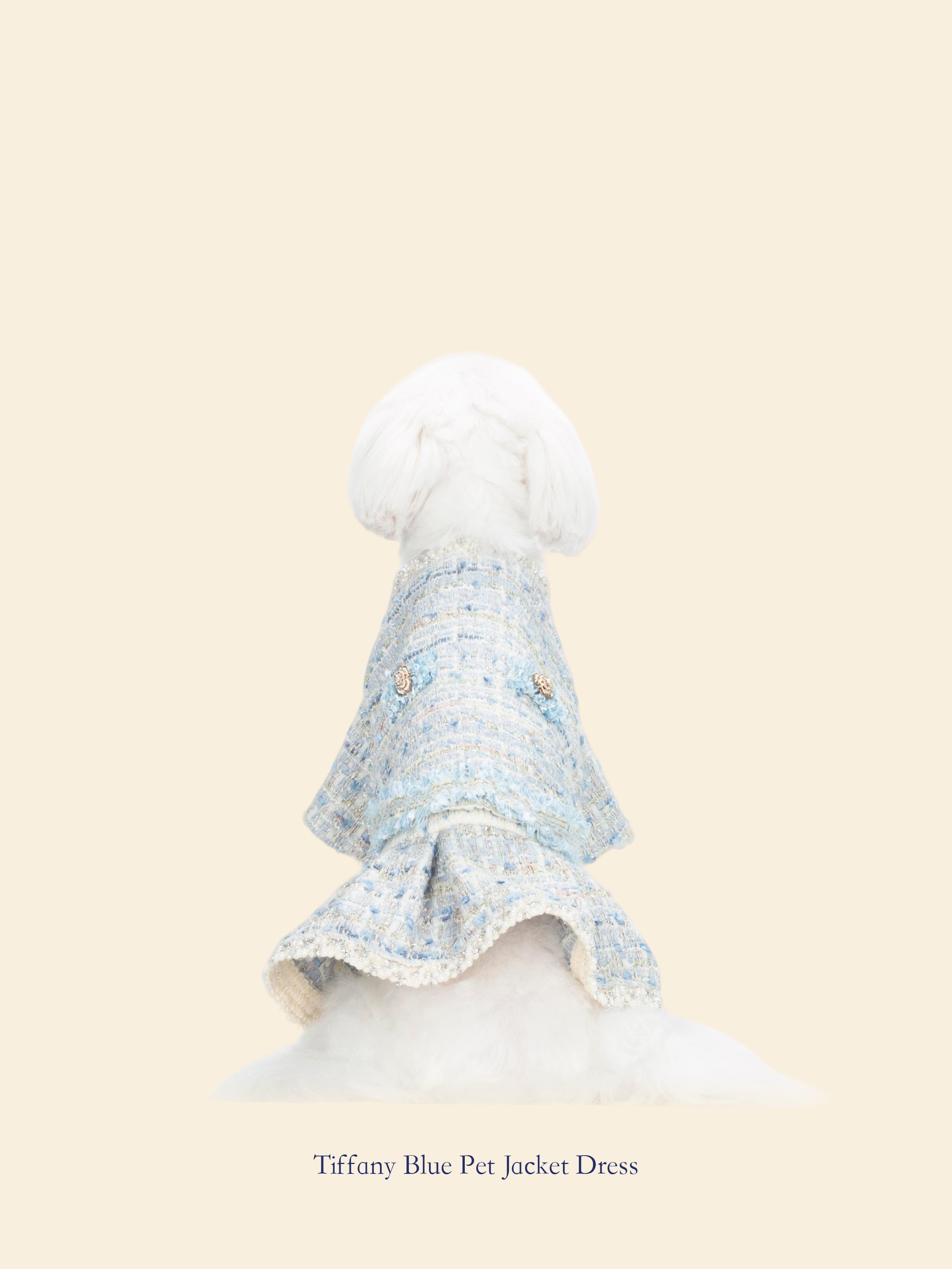 Tiffany Blue Chanel-Inspired Pet Outfit