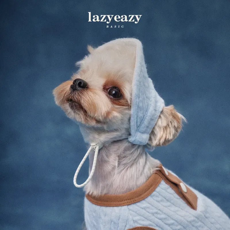 Solid Knit Pet Sun Hat