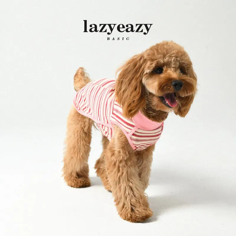 Color-Block Striped Pet Vest