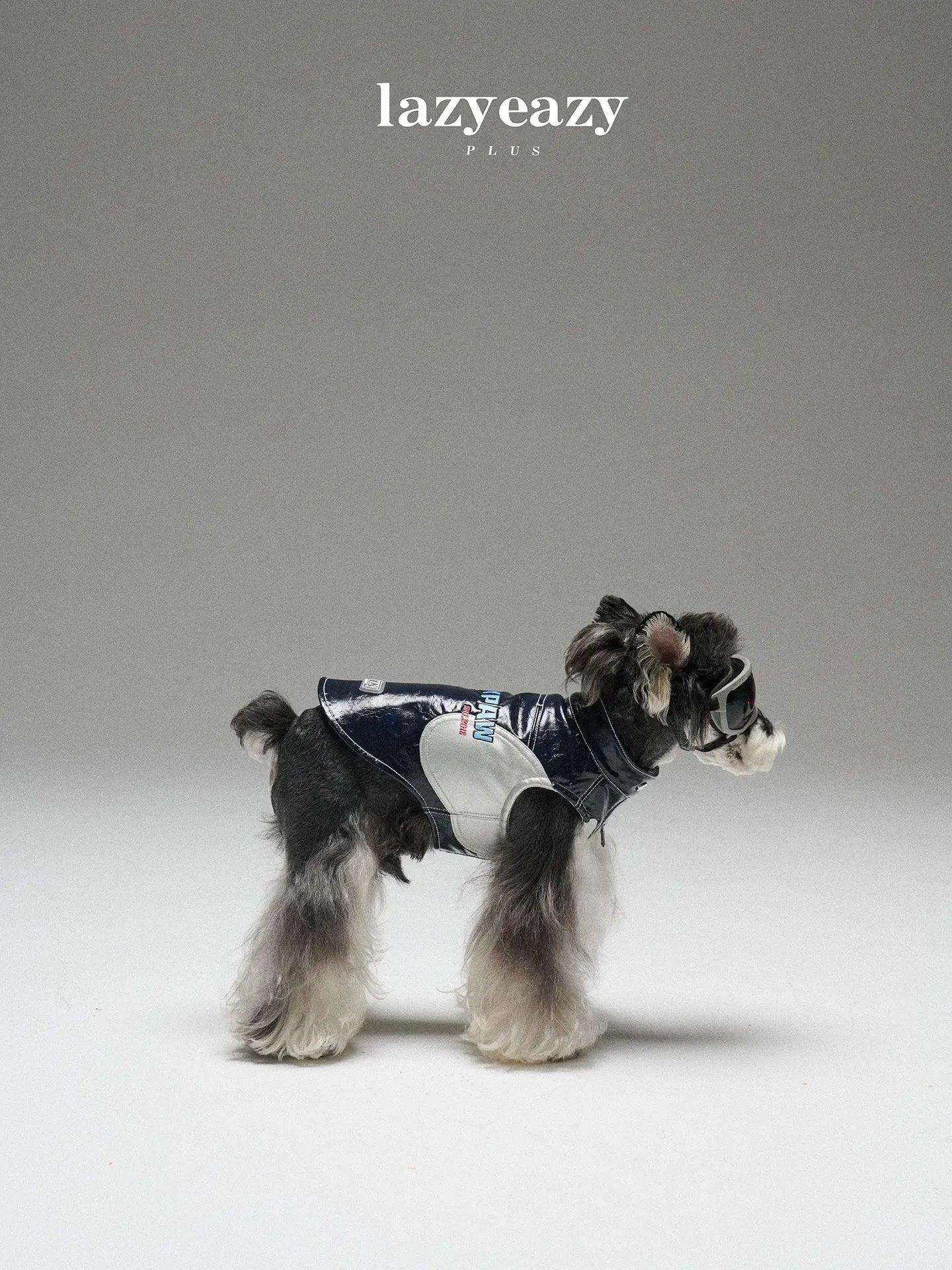 Racing-Style Embroidered Faux-Leather Pet Vest