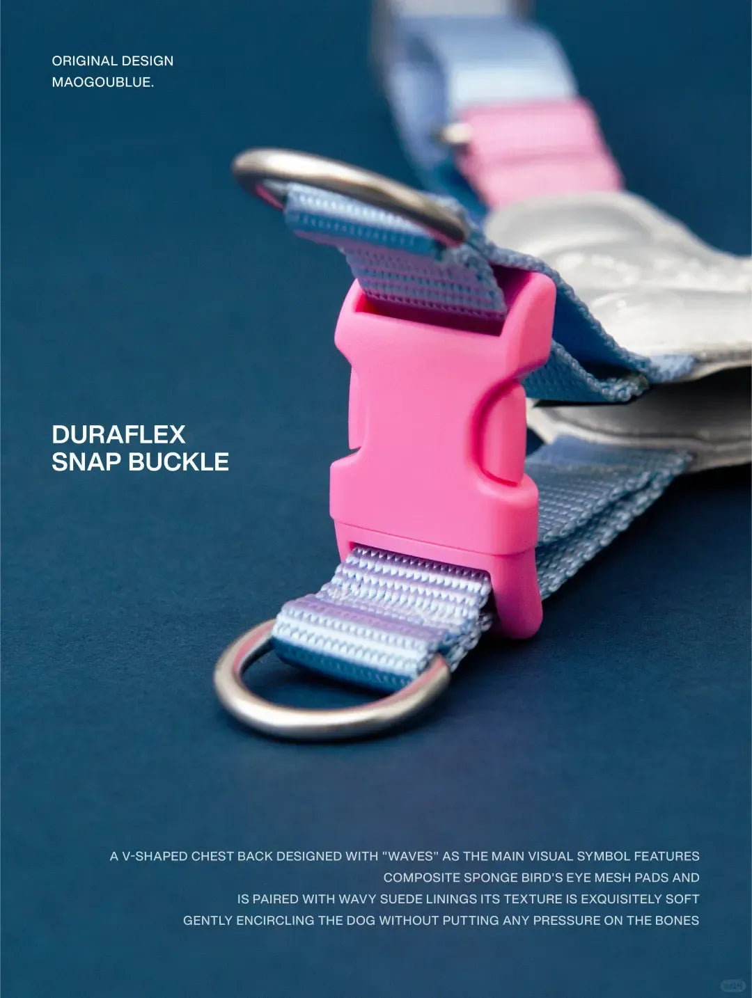 Adjustable No-Pull Escape-Proof Harness for Small & Medium Dogs