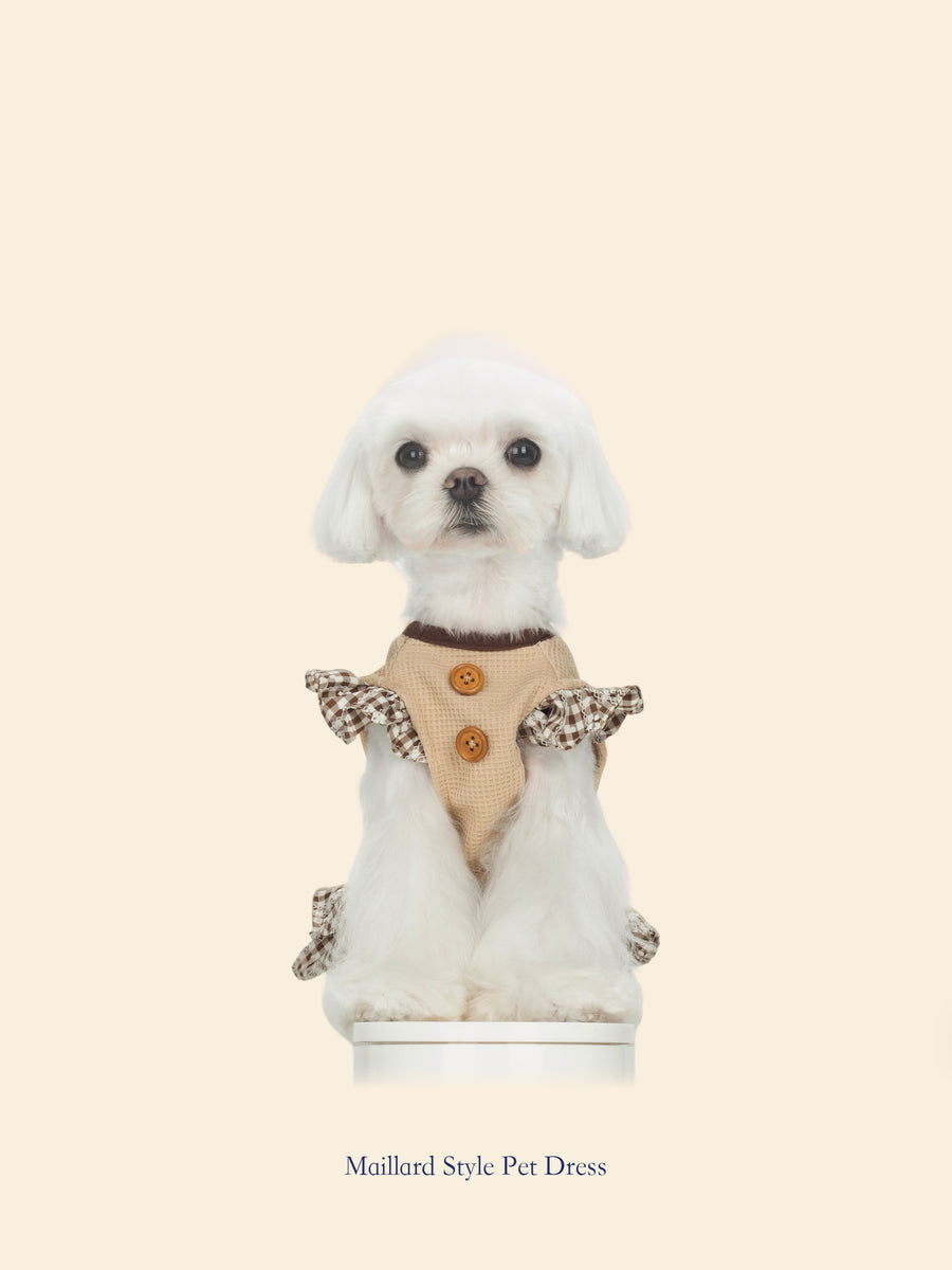 Malt-Tone Maillard-Style Pet Dress