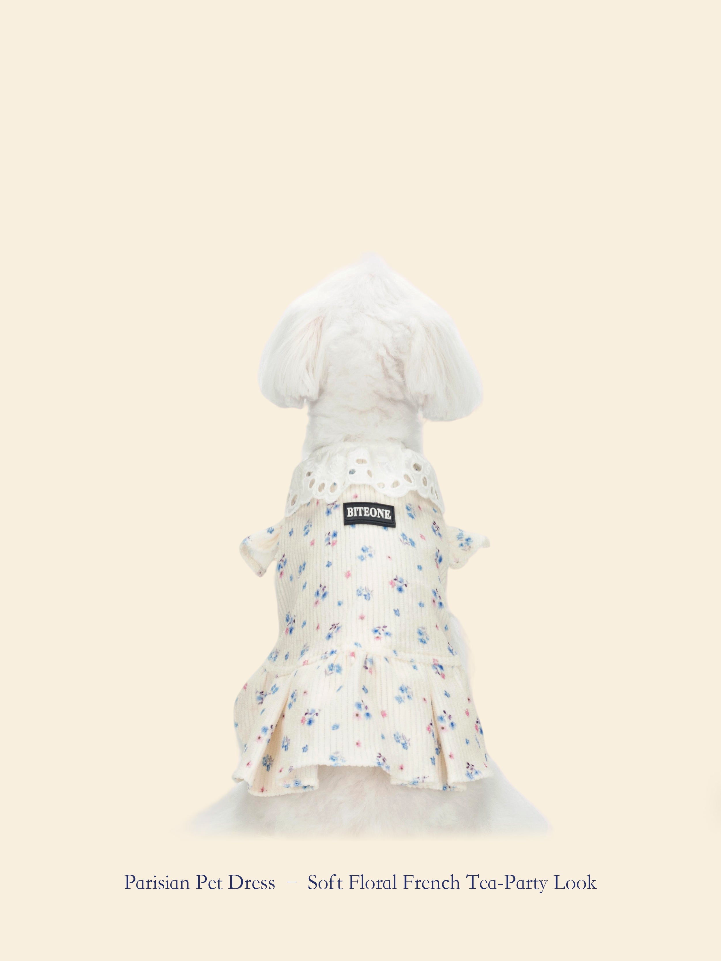 French-Style Romantic Pet Tea Dress