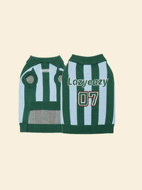 Striped Sports Knit Pet Sweater