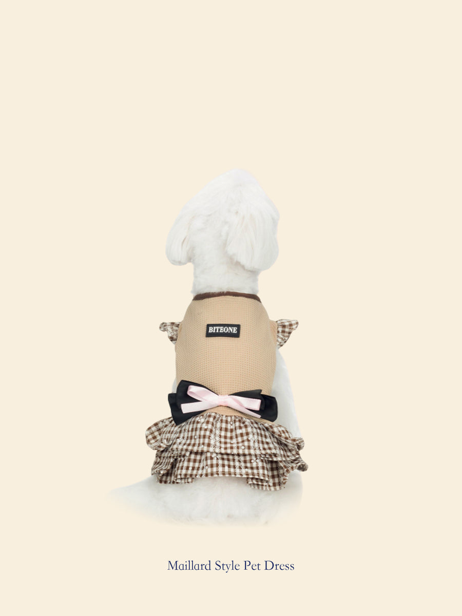 Malt-Tone Maillard-Style Pet Dress