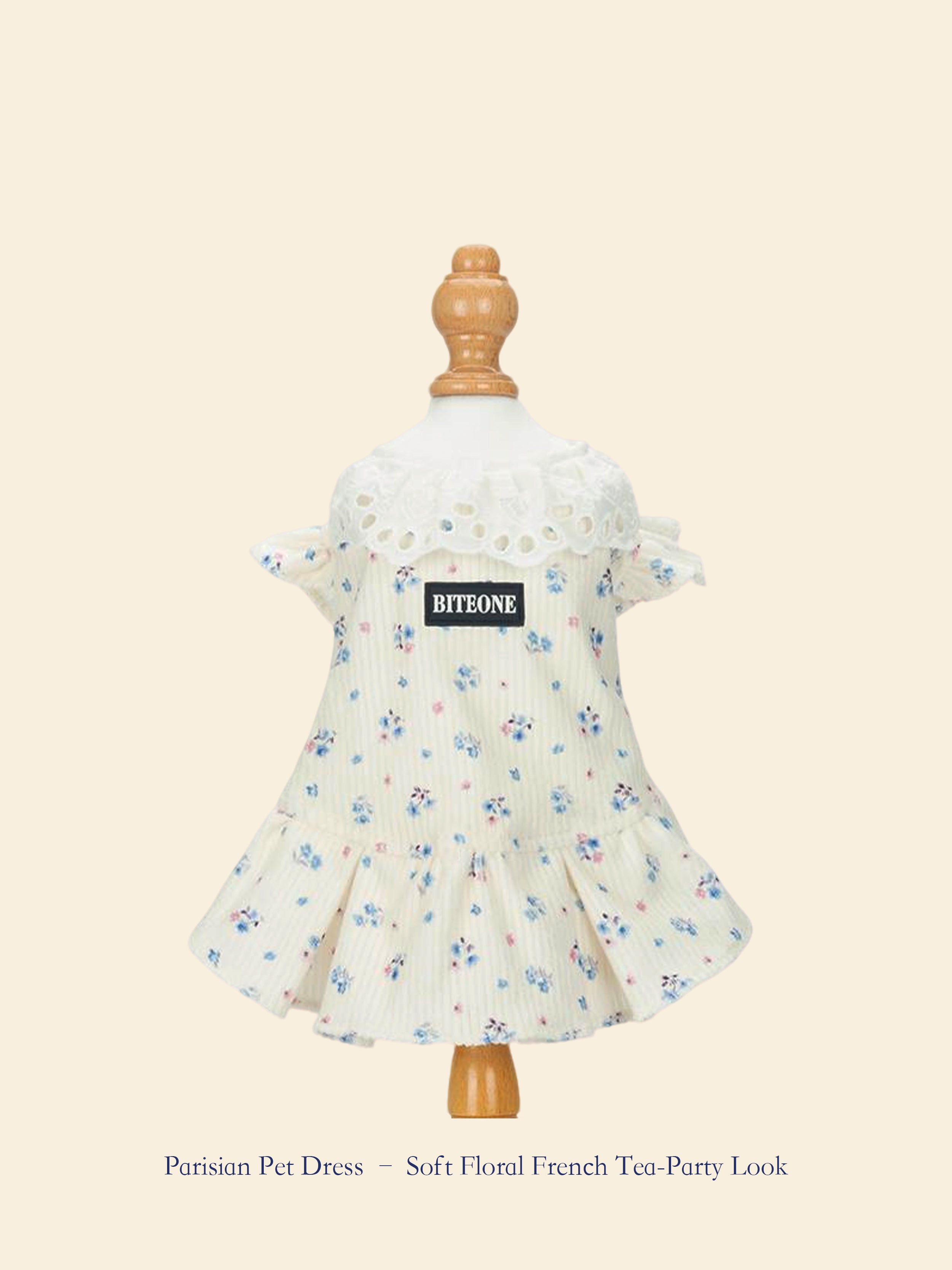 French-Style Romantic Pet Tea Dress