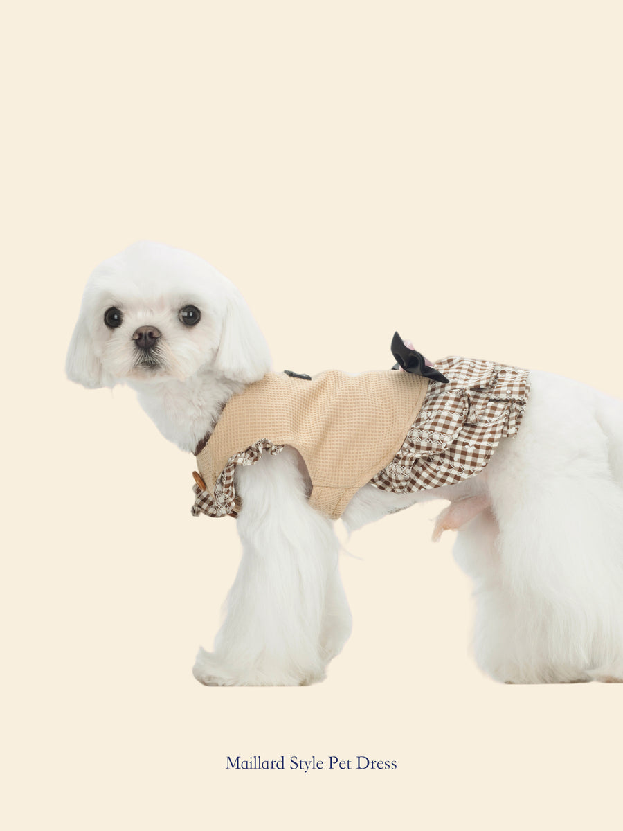 Malt-Tone Maillard-Style Pet Dress