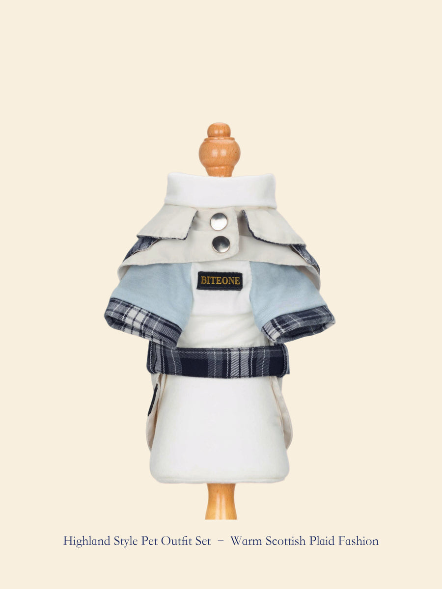 Scottish Stroll Pet Outfit Set