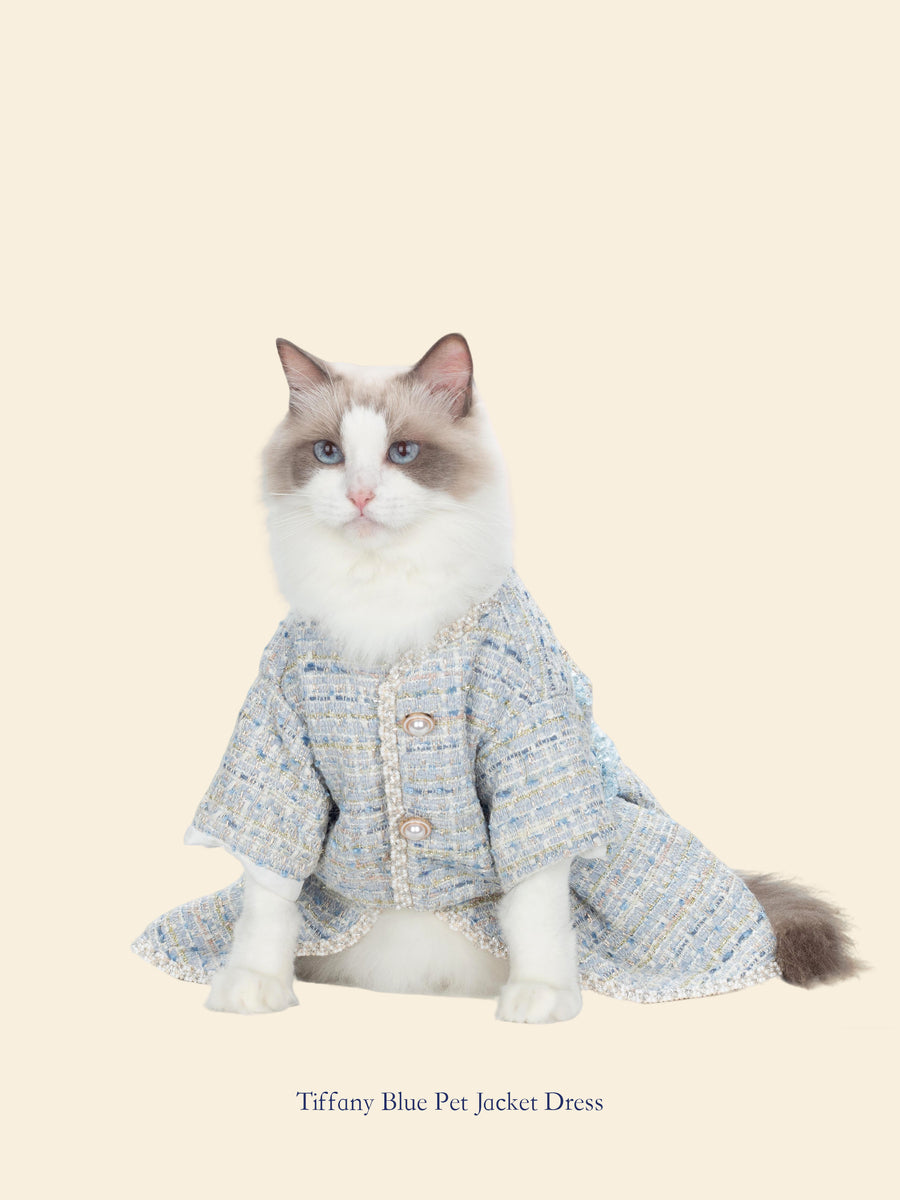 Tiffany Blue Chanel-Inspired Pet Outfit
