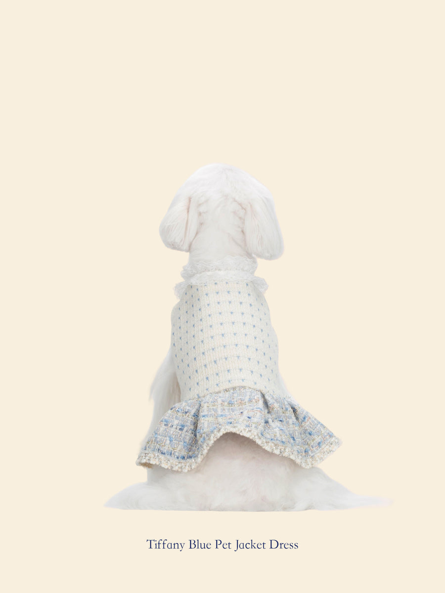Tiffany Blue Chanel-Inspired Pet Outfit