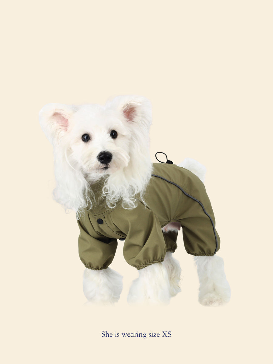 Outdoor Waterproof Sleeveless Four-Leg Dog Softshell Jacket