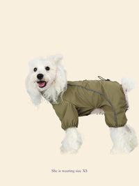 Outdoor Waterproof Sleeveless Four-Leg Dog Softshell Jacket