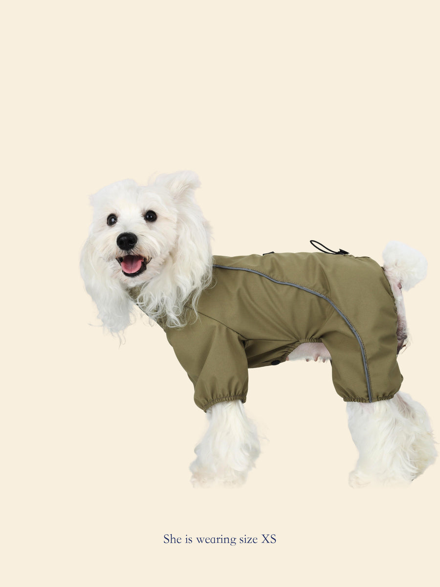 Outdoor Waterproof Sleeveless Four-Leg Dog Softshell Jacket