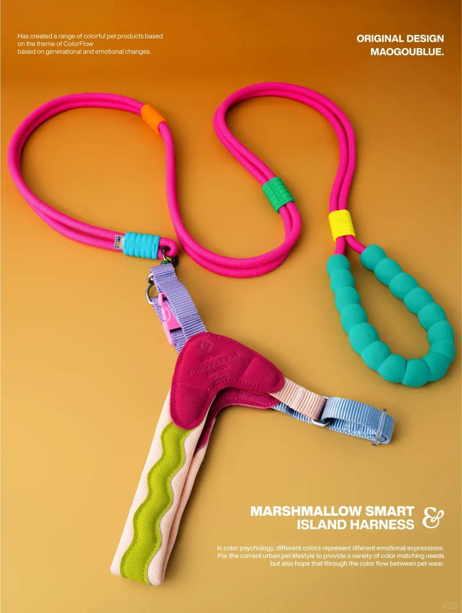 Adjustable No-Pull Escape-Proof Harness for Small & Medium Dogs