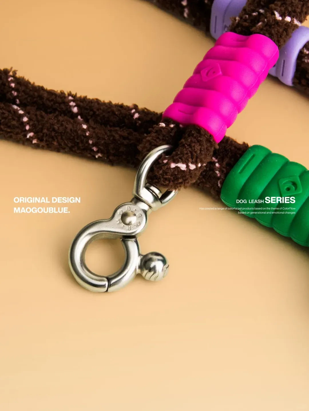 Plush-Texture Large Pet Leash